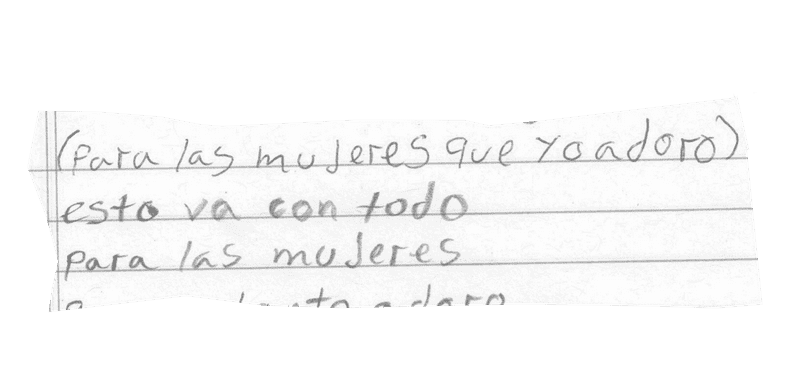 (to the woman i adore)